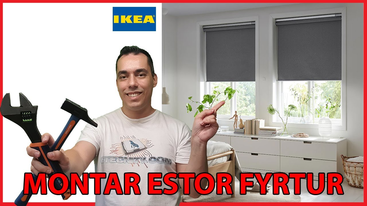 Cómo Instalar Estores Inteligentes de IKEA (FYRTUR / KADRILJ) | Guía Paso a Paso