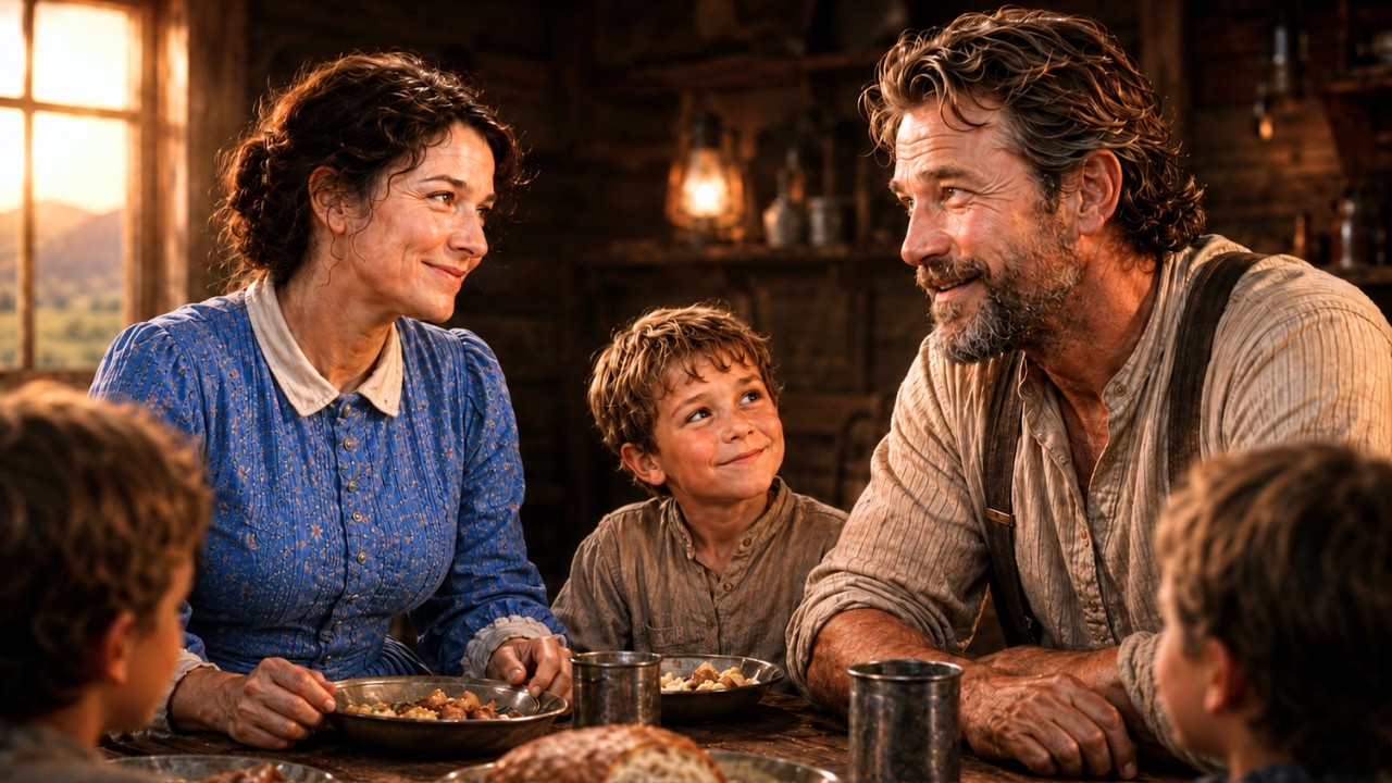She Invited the Rancher to Supper&mdash;Then He Saved Her Orphans