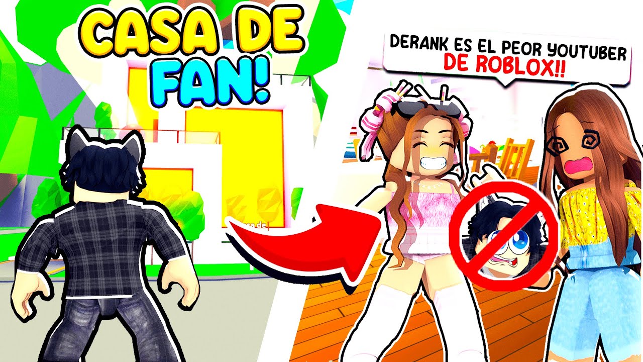 ESPIÉ LAS CASAS DE FANS y ESTO FUE LO QUE ENCONTRÉ... en ADOPT ME (ROBLOX) 😱