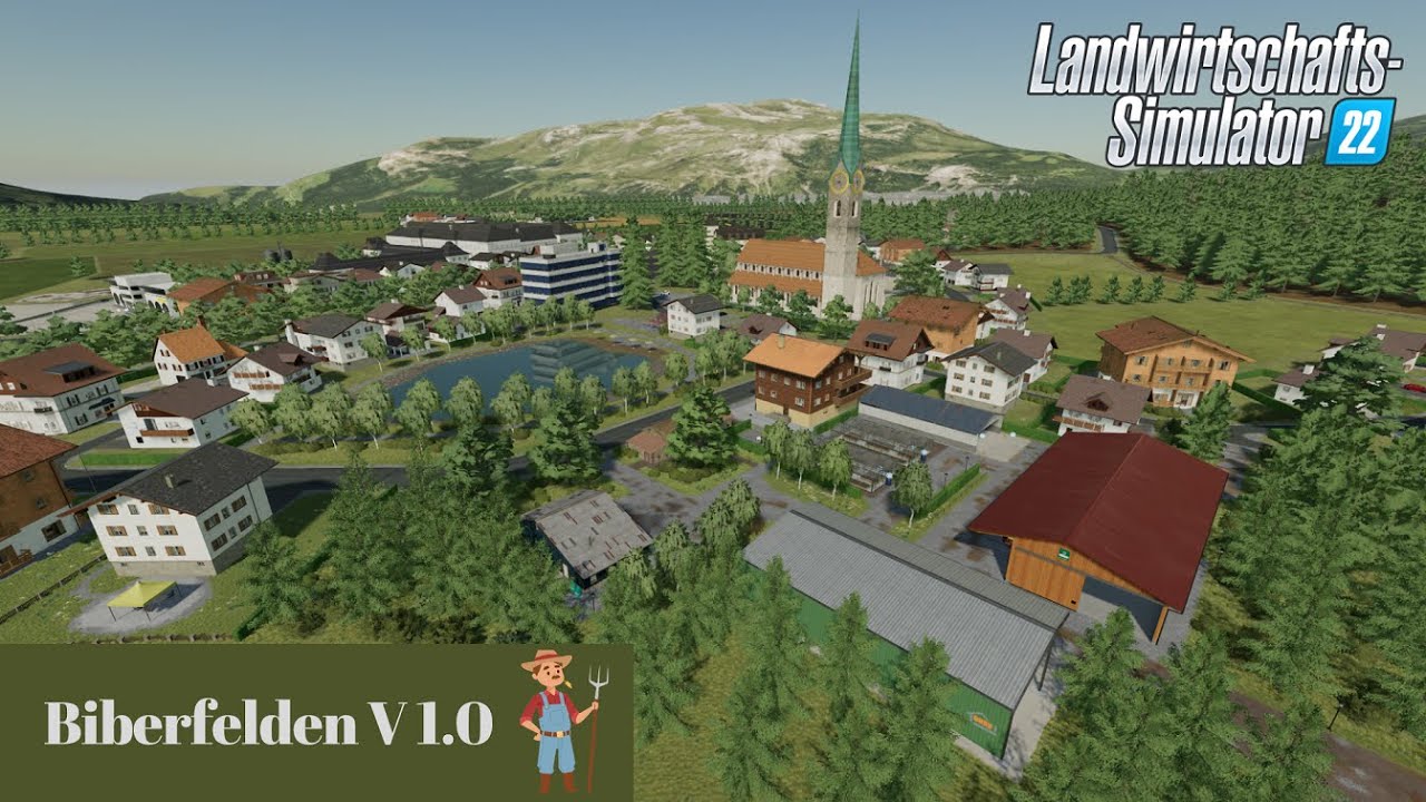 LS22 Mapvorstellung II Biberfelden V1.0 (PC/MAC, PS4, PS5, XB1, XBS)
