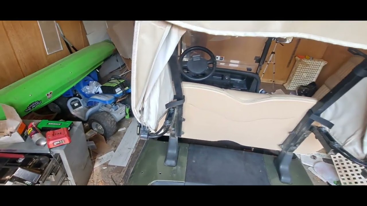2016 and up EZ-GO light kit, seat belt and mirrors. Golf cart is done.