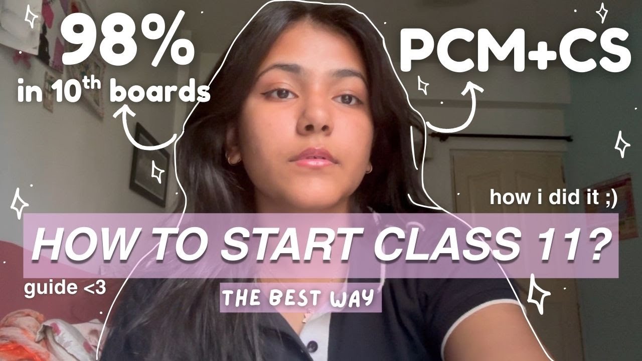 BEST WAY TO START 11TH *cbse* | PCM + CS | course, books, tips & more