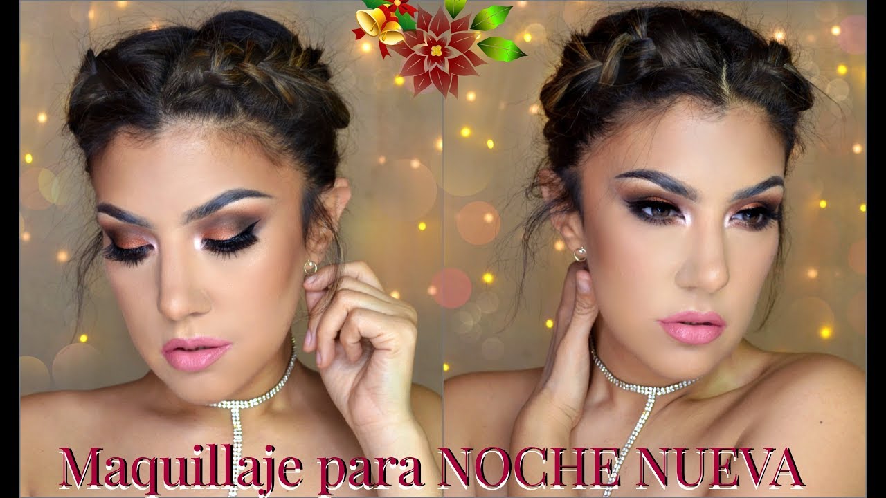 🎅Ahumado calido para Noche Buena/️🎊 Smokey Eye for Christmas | auroramakeup