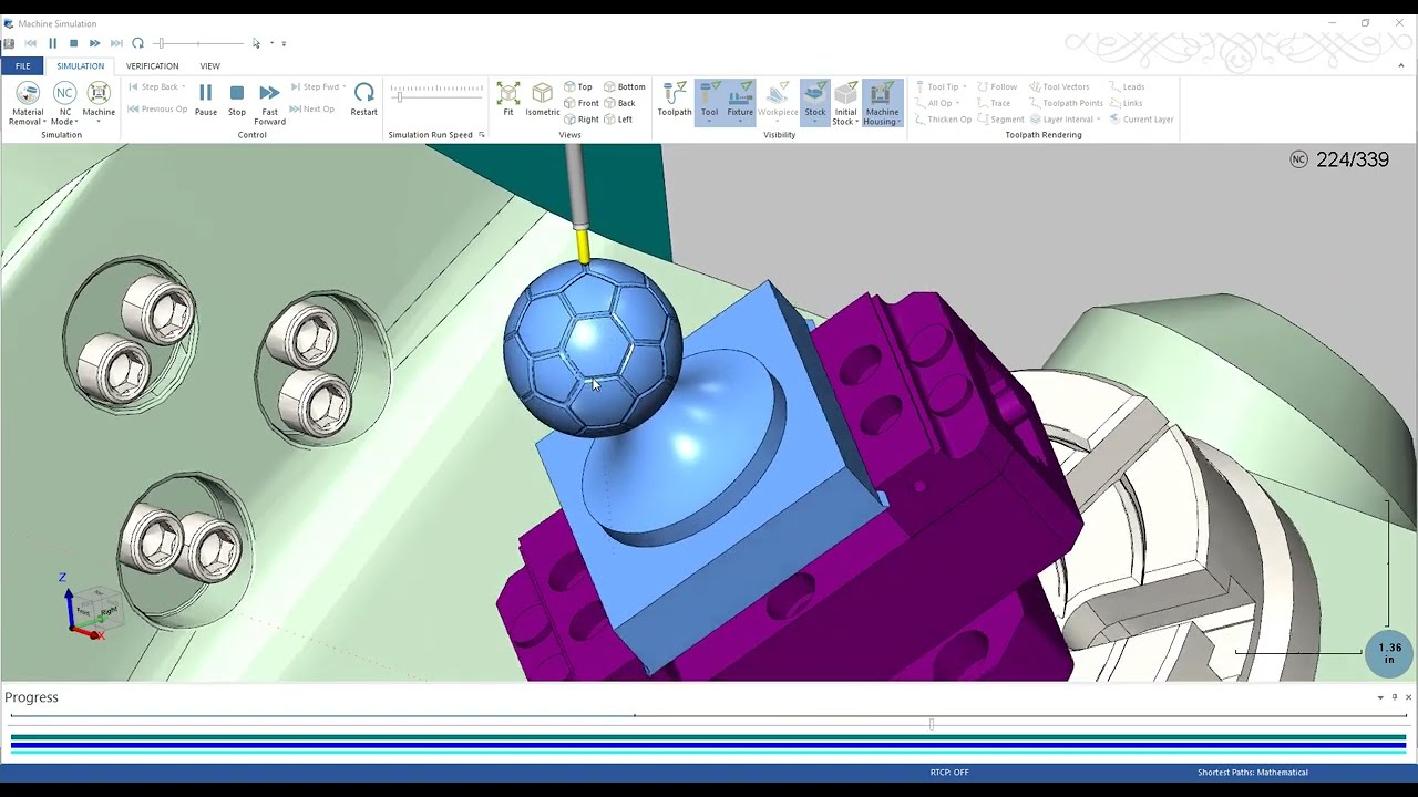 Tutorial Mastercam multiaxis/descargar archivo para mastercam y tool compatibles con cualquier cnc