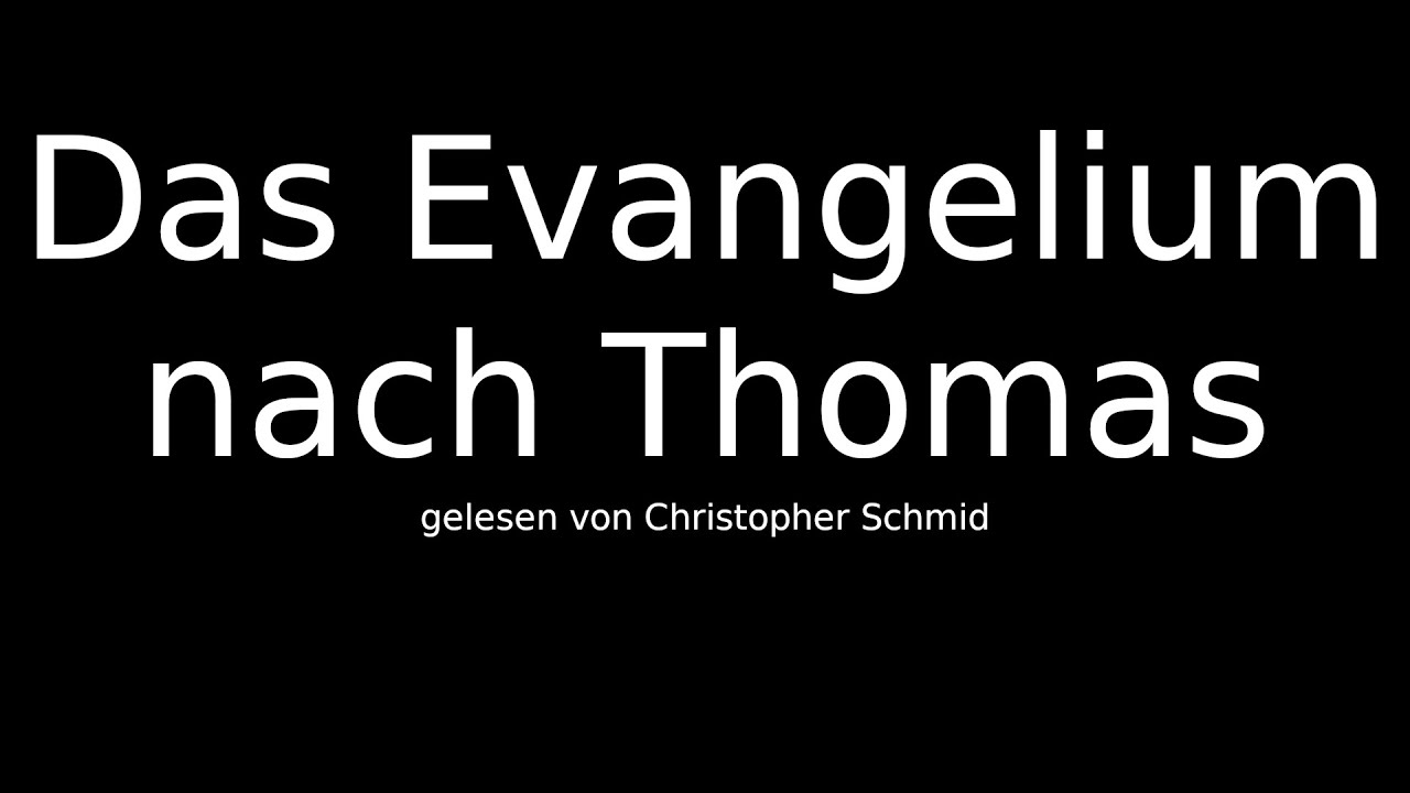 Das Evangelium nach Thomas - H&ouml;rbuch
