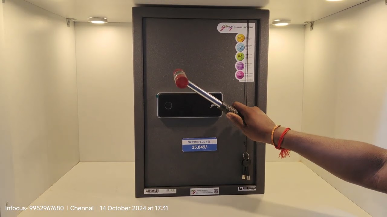Godrej NX Pro Plus: Real-Time Theft Alert in Action! Hammer Test Demonstration