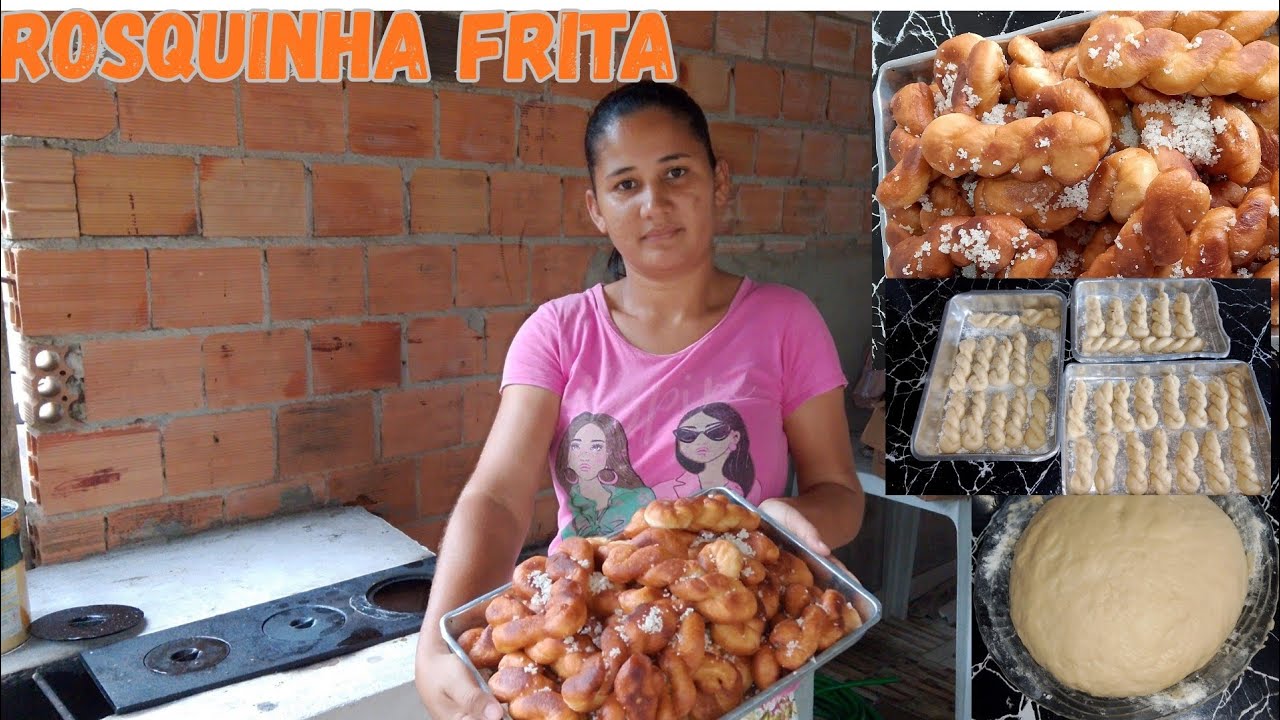 FIZ ROSCA FRITA UMA DELÍCIA 😋🤤🤤
