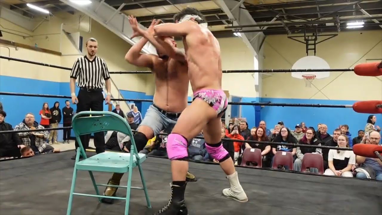 'Hardcore' Channing Decker vs J.P. Simms w/ David Boyce - HARDCORE RULES MATCH - Maritime Wrestling