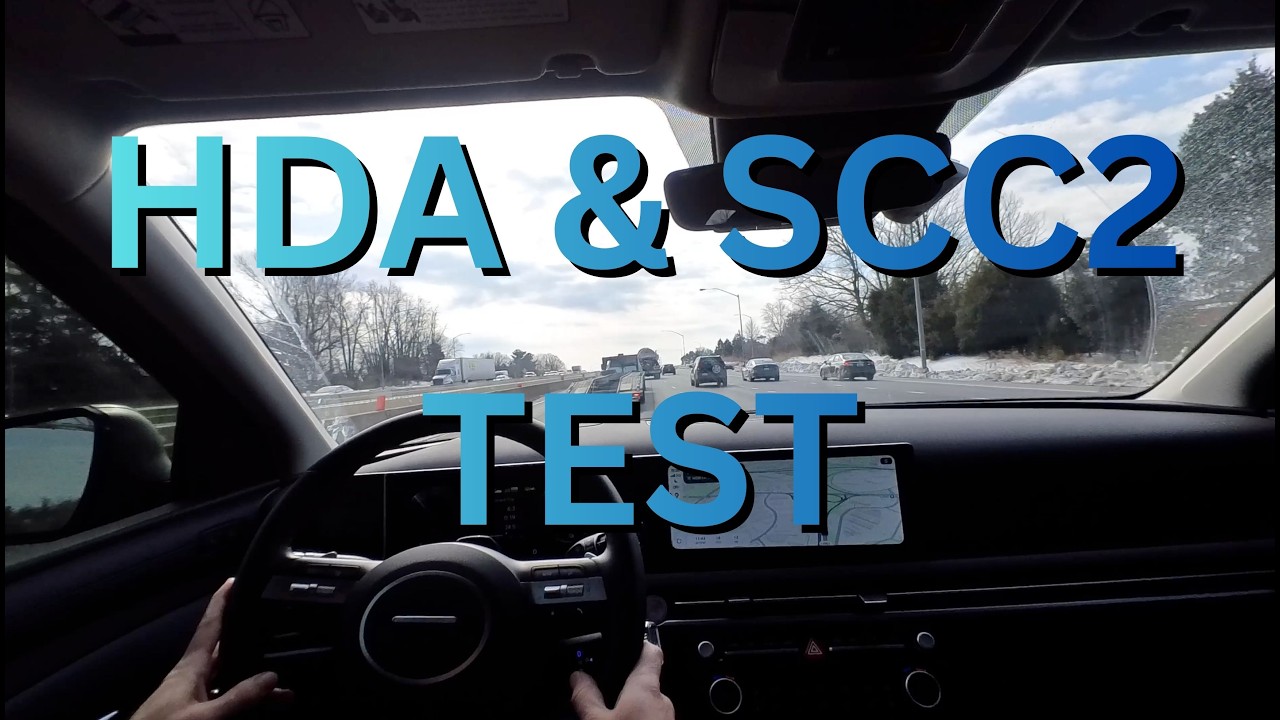 Driving After a Snowstorm with HDA & SCC2 | Hyundai Tucson
