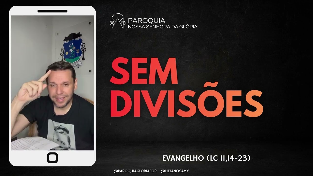 Sem divisões - Minuto do Evangelho com Pe. Helano Samy | Evangelho (Lc 11,14-23)