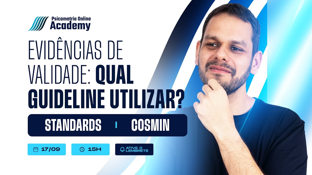 Live #06 Evidências de Validade: Qual Guideline Utilizar?