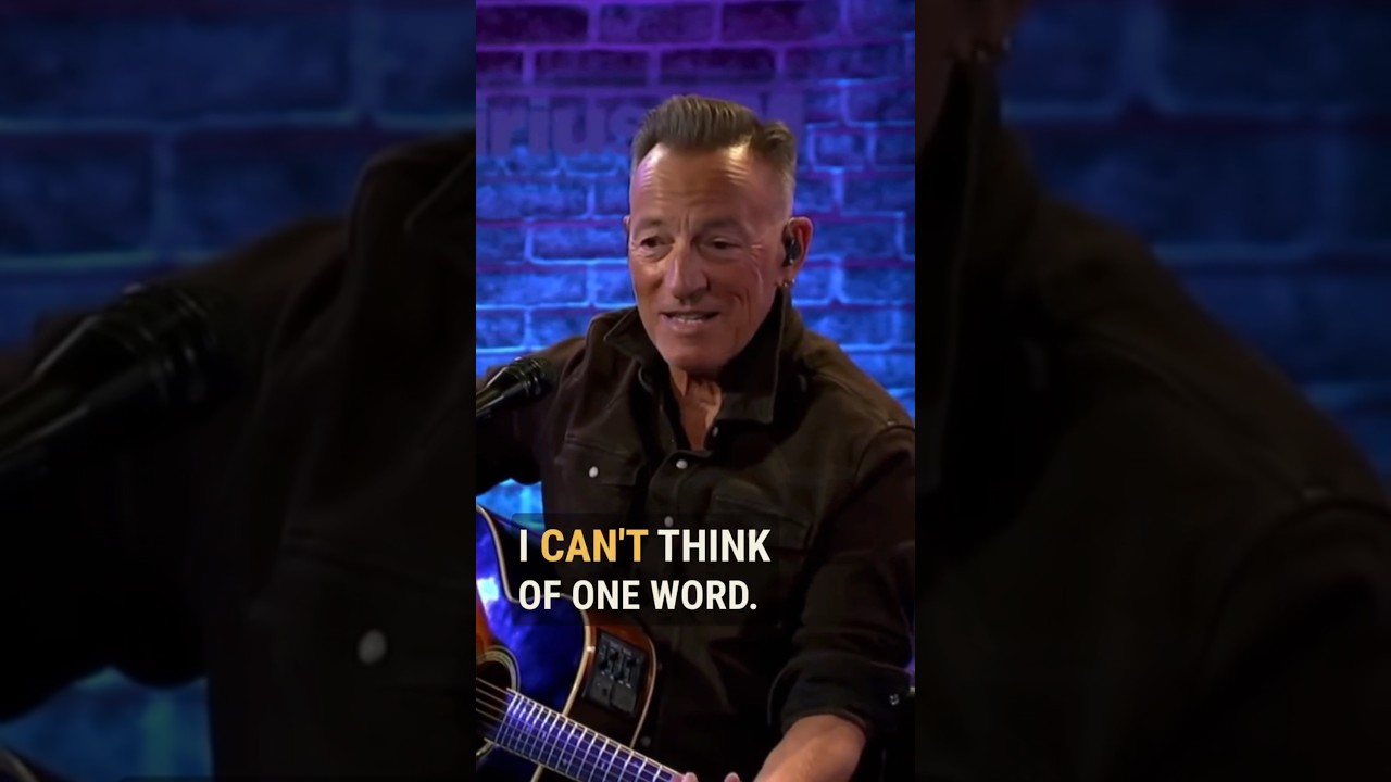 Bruce Springsteen on the time he forgot the lyrics to &ldquo;Born to Run&rdquo; in Detroit