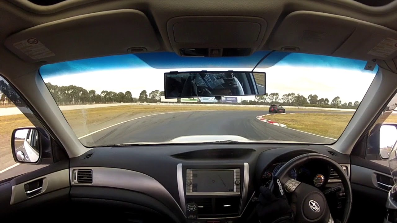 Winton Motor Raceway PB Lap - Subaru Forester XT Chasing a Mini Cooper