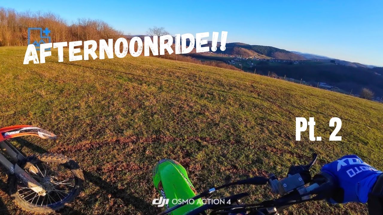 KX250F and KTM SX85 go on an afternoon ride! (Pt. 2)