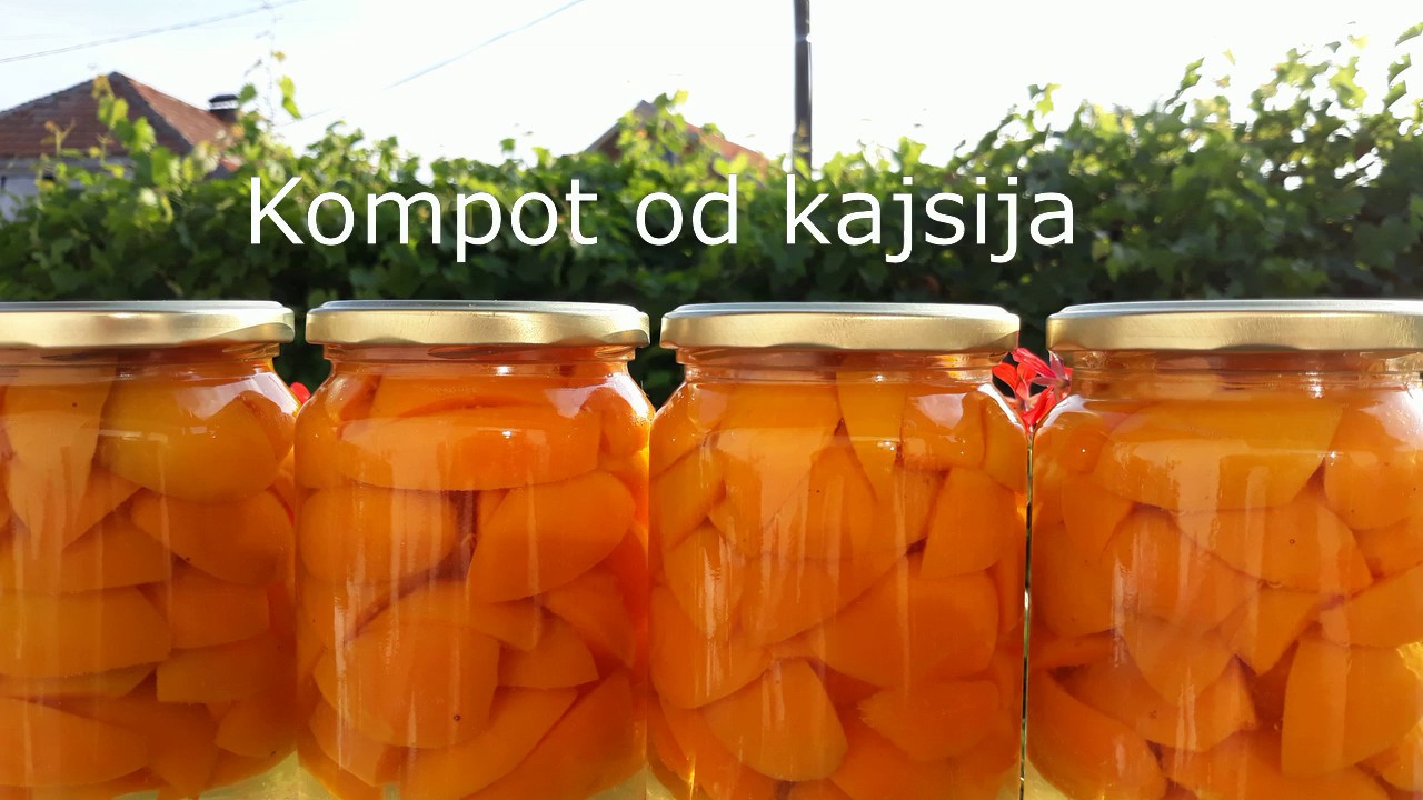 Kompot od kajsija bez konzervansa