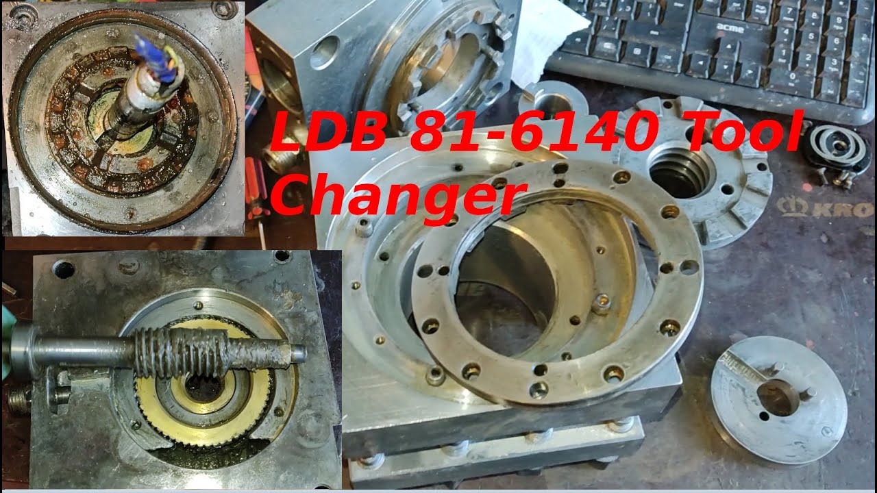 LDB 81 - 6140 Tool Post  ремонт и смазка
