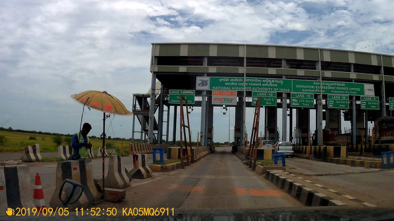 Fastag done right at Musunur Toll Plaza NH16