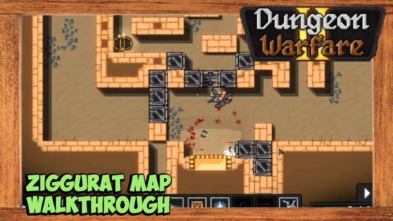 Dungeon Warfare 2 Ziggurat Map Walkthrough [Chakram Trap Build]