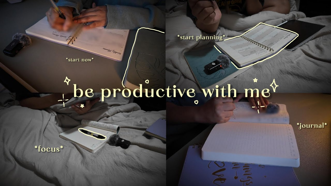 journaling + planning with me | no music, apple pencil, pen sounds, asmr