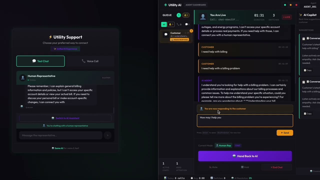 Voice AI Customer Support Platform