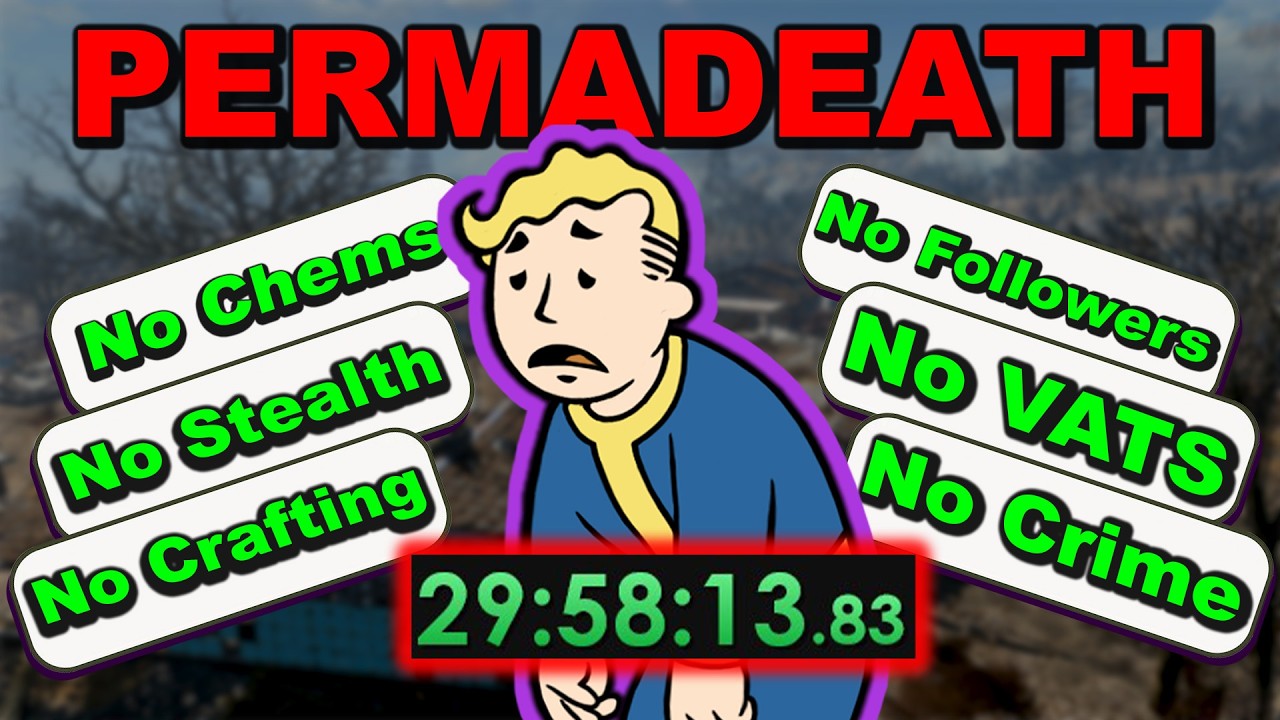 Can I Beat Fallout 4 Permadeath in One Sitting? (Survival)