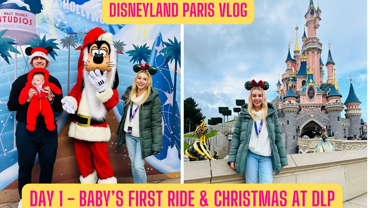 Disneyland Paris Day 1 | November 2023 | Baby's first ride | Christmas at DLP