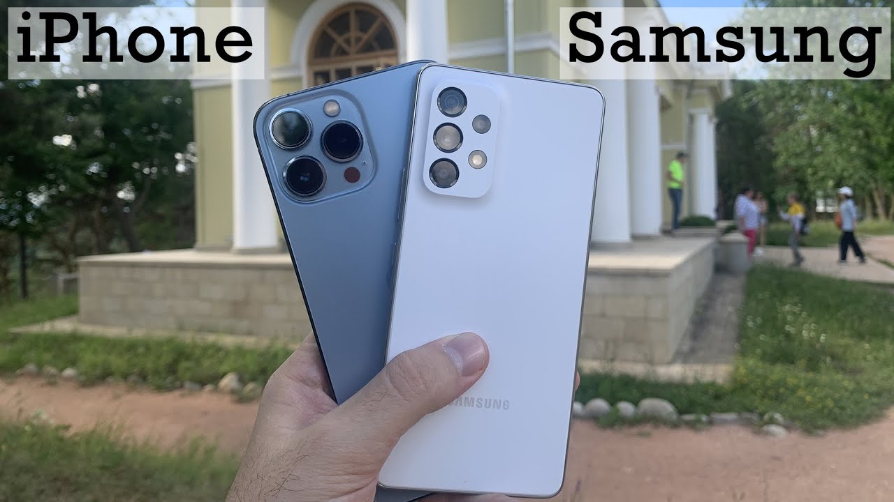 Сравнение Samsung A53 vs iPhone 13 pro max Camera test