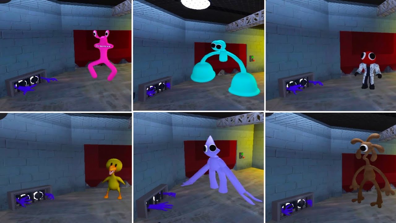 ALL 6  MORPHS! 😱 Rainbow Friends Accurate Roleplay 