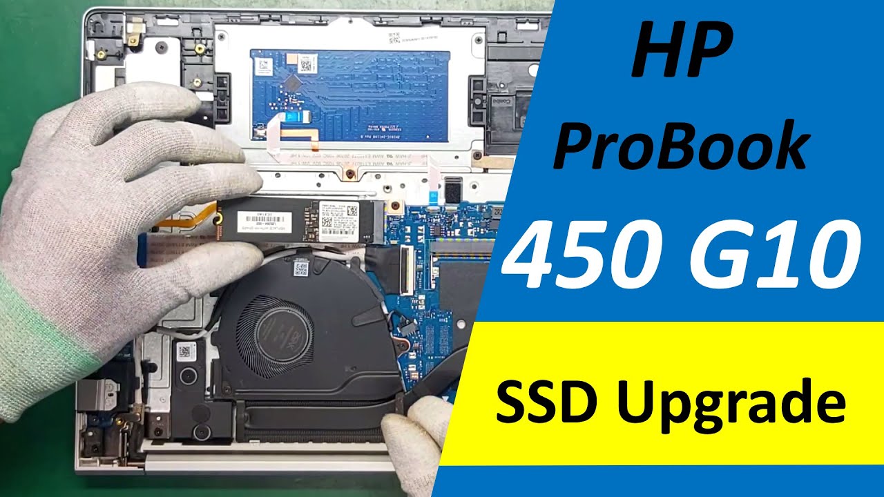 🛠️ HP ProBook 450 G10 Laptop - SSD upgrade and disassembly options. 13th Generation Laptop 2023