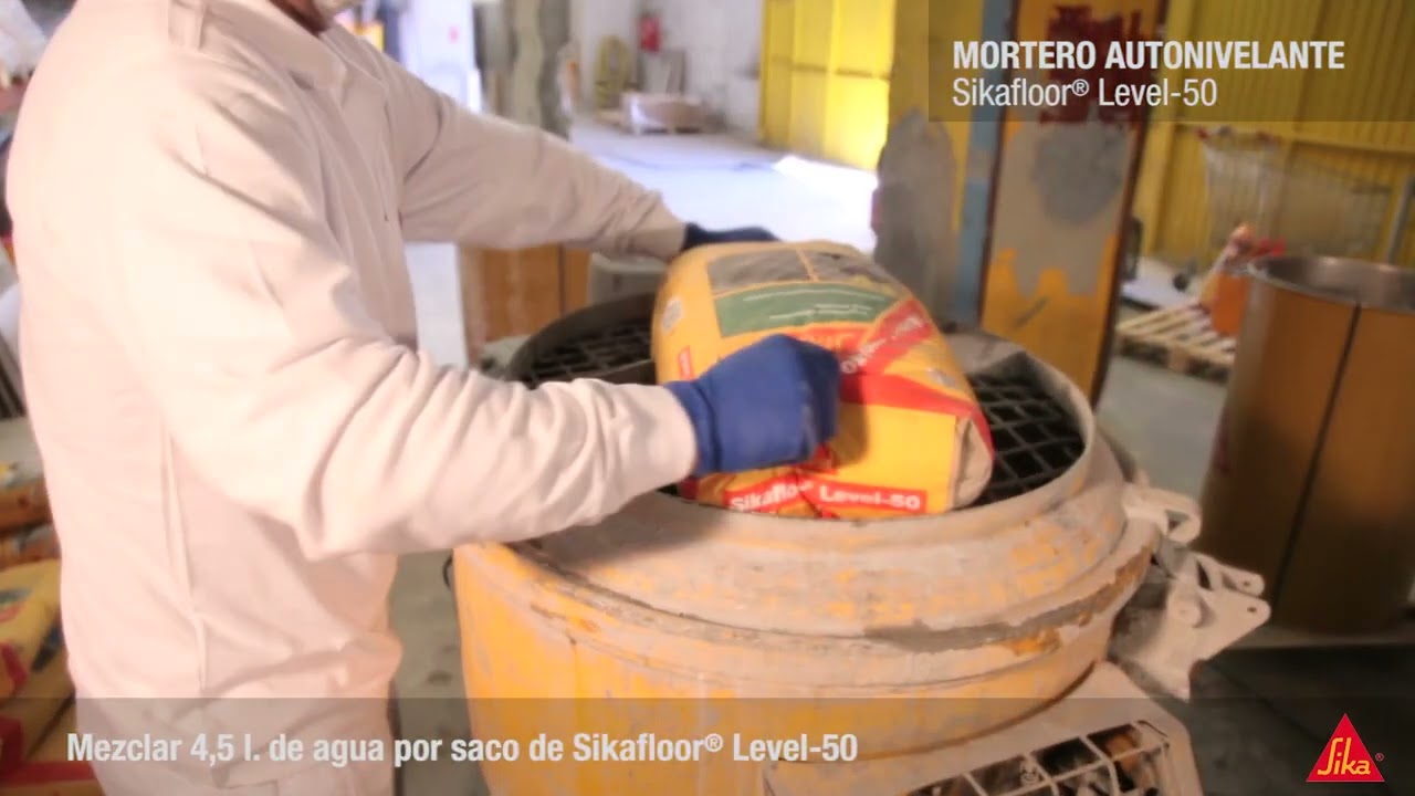 Mortero autonivelante Sikafloor Level 50