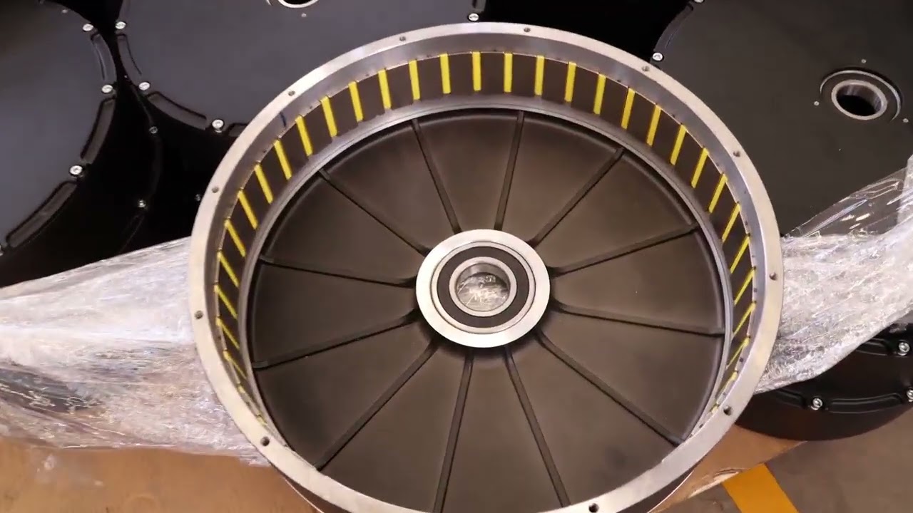 Motor production for HVLS fans