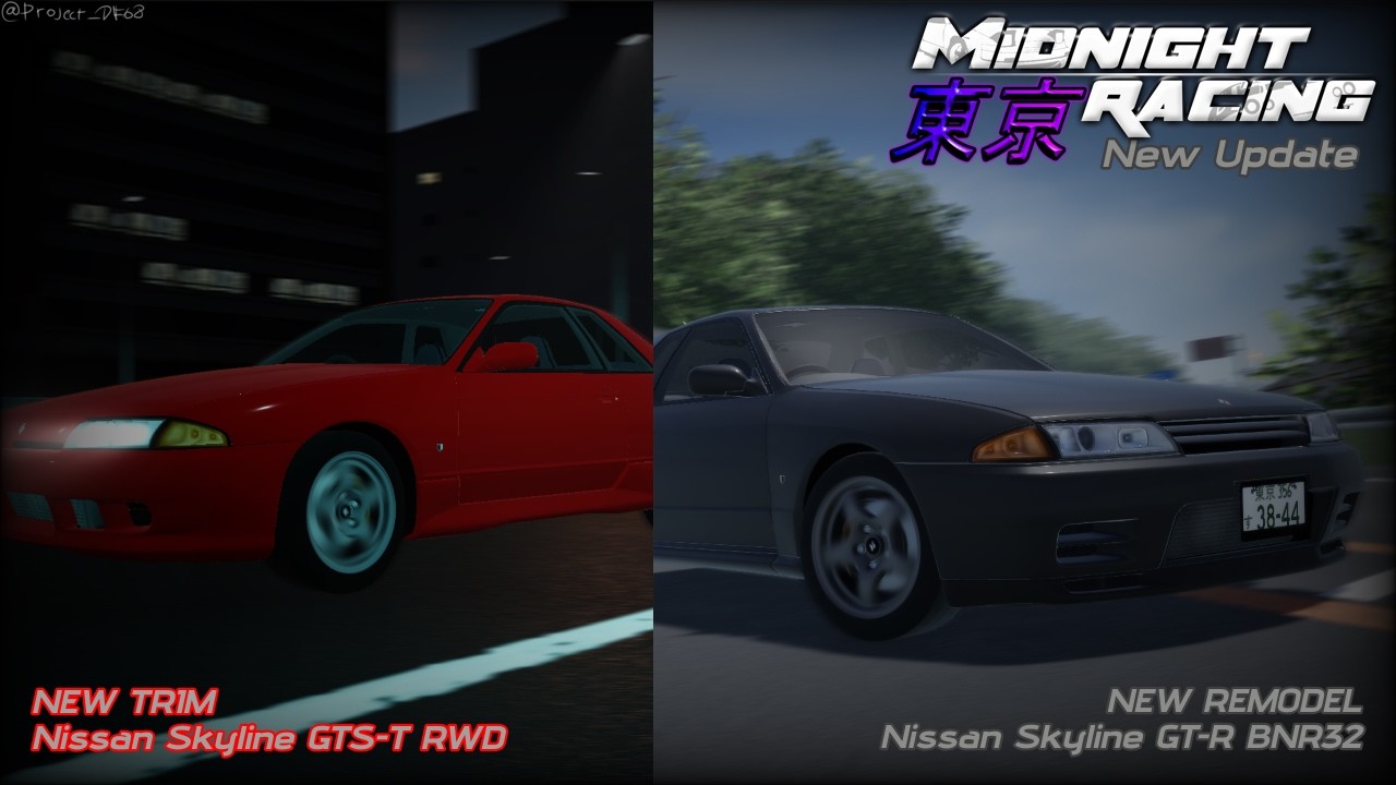 NEW UPDATE: GTR R32 Remodel & New Trim | Midnight Racing: Tokyo [ROBLOX]