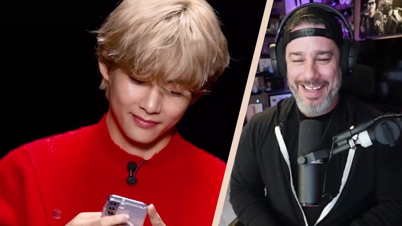 Реакция режиссера: Ви из BTS на PIXID (вы — команда собак или команда кошек?)