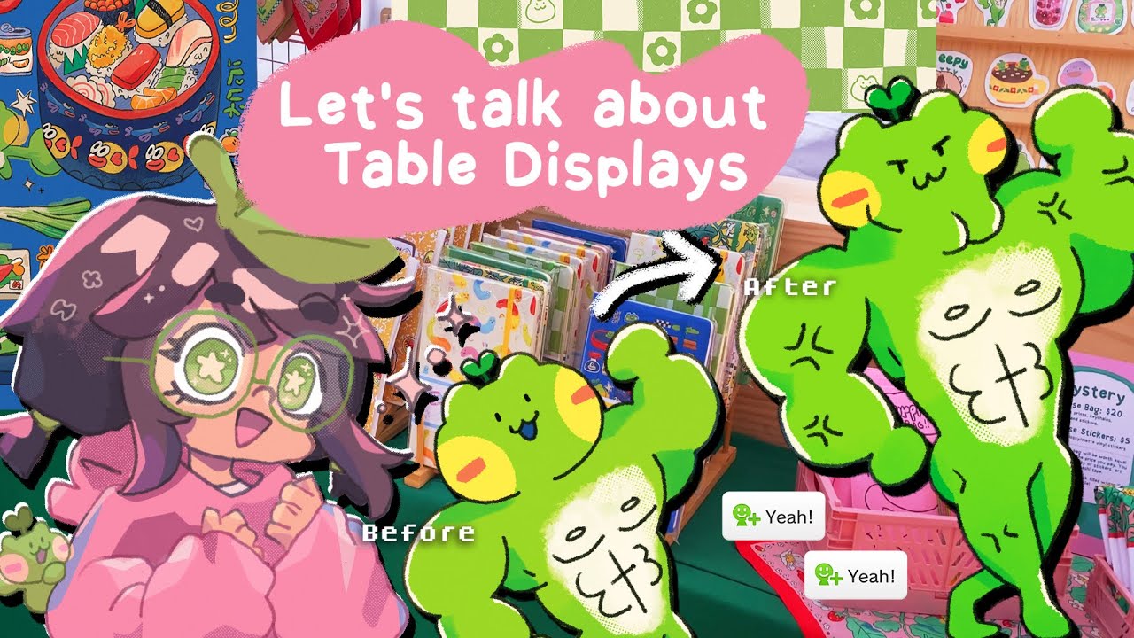 Improving my Art Table for Markets and Artist Alley ✿ Building Custom Wooden Displays