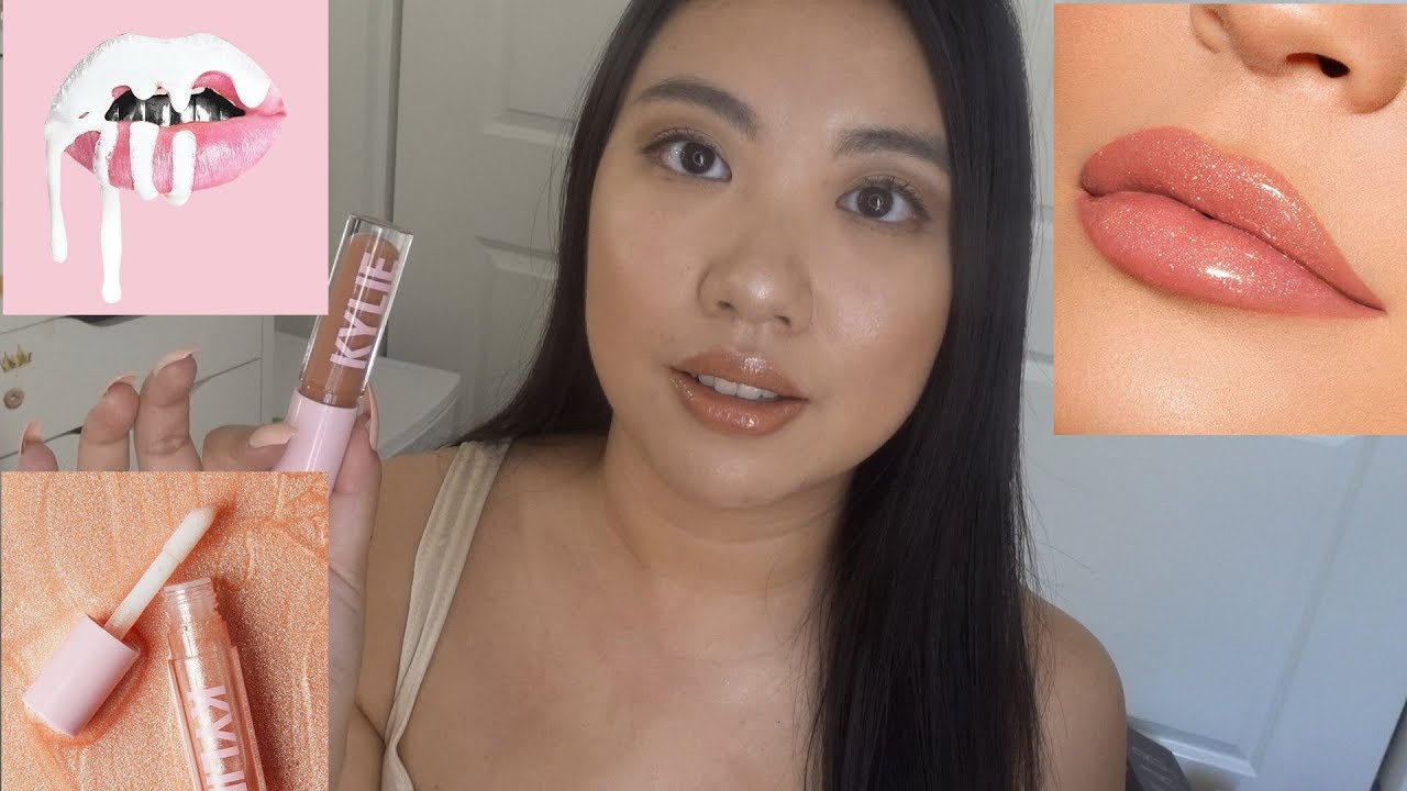 Kylie Cosmetics Glosses Swatches ft Snatched, Slept On, Sweet, Diva, Klear Giveaway