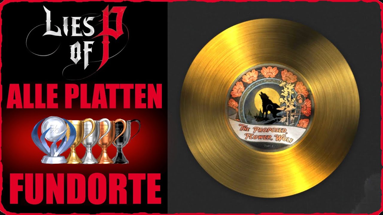 ALLE SCHALLPLATTEN finden Goldene Melodie Troph&auml;e erhalten Lies of P Troph&auml;en Guide Platten Erfolg