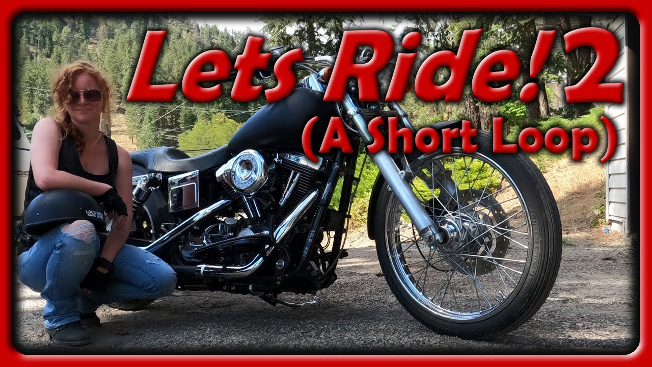 Enjoying The Ride On My Dyna Wide Glide!