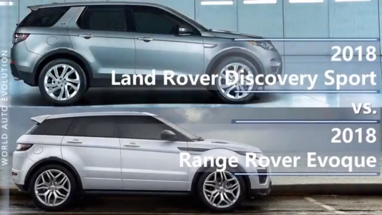 2018 Land Rover Discovery Sport vs Range Rover Evoque (technical comparison)