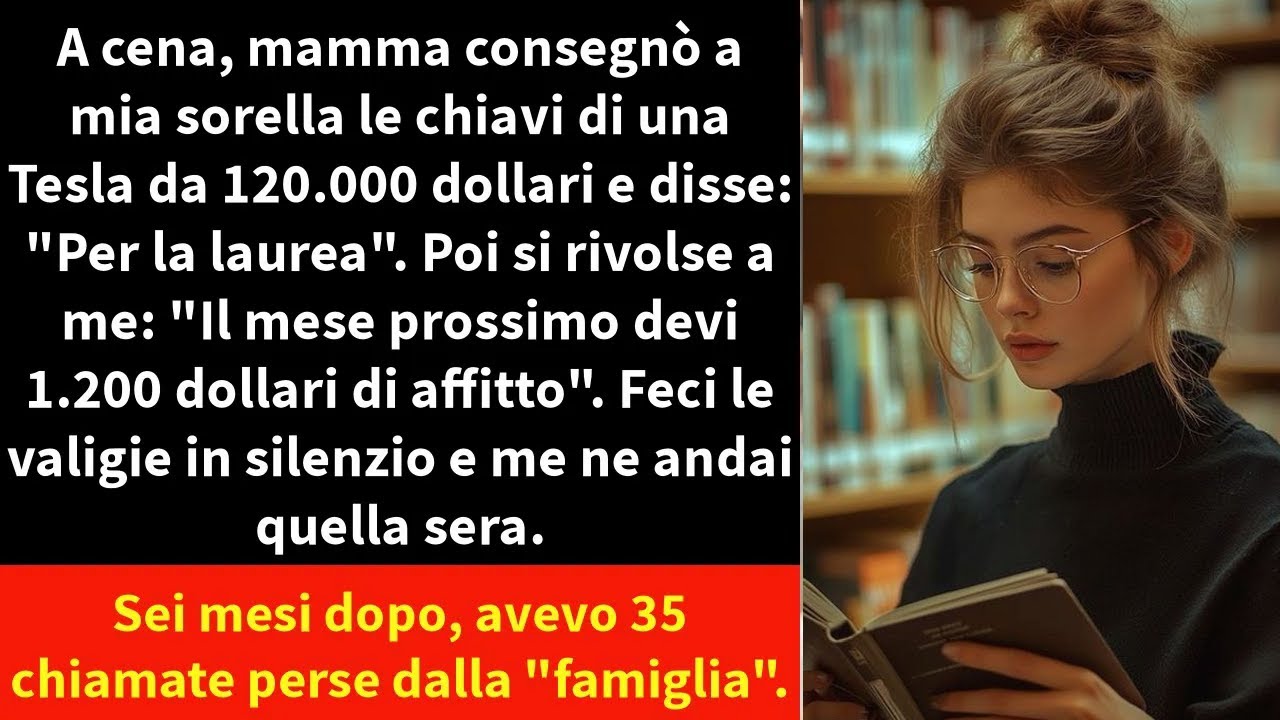 A cena, mamma consegnò a mia sorella le chiavi di una Tesla da 120.000 dollari e disse: