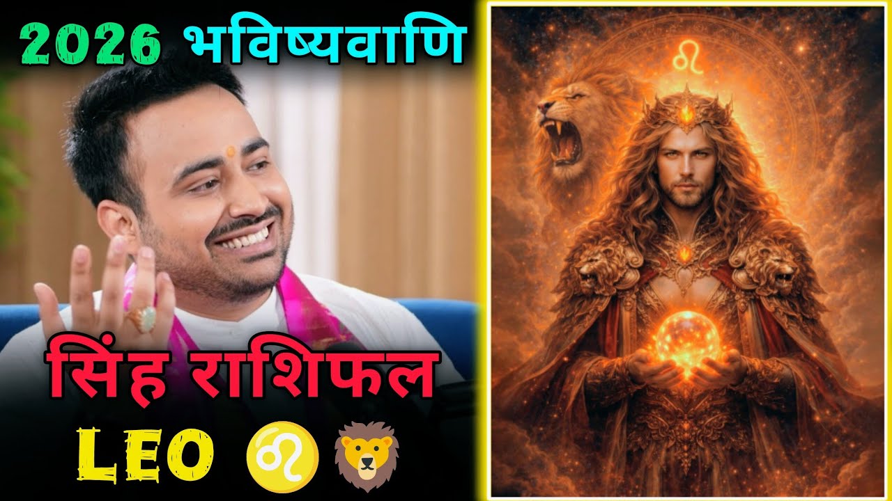 Leo ♌🦁: सिंह राशिफल 2026 Prediction Through Vedic Jyotish – Explained by Arun Pandit Ji #सिंह #leo