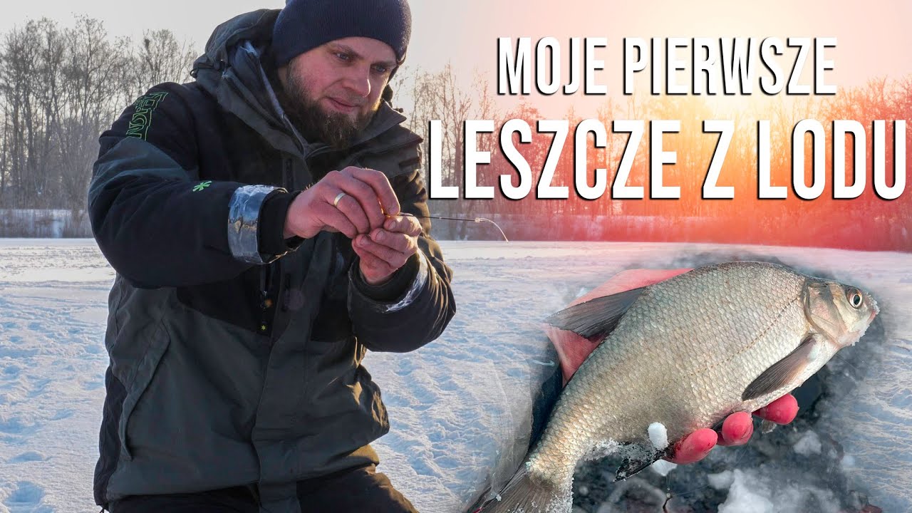 Moje pierwsze leszcze z lodu! Podwodne Ujęcia!