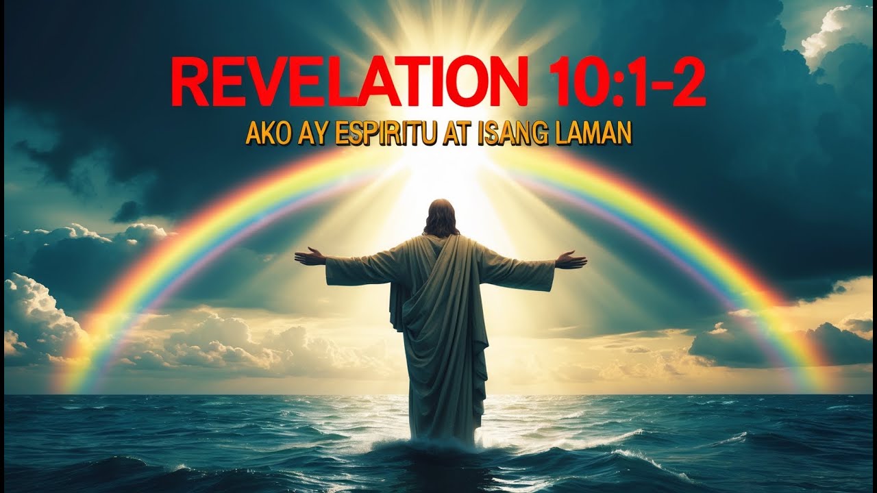 ANG PAHAYAG 10:1-2 ang kanang paa nasa dagat at kaliwang paa nasa lupa