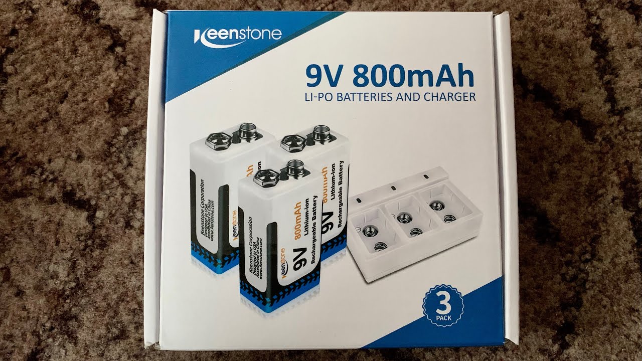 Unboxing of Keenstone 9V 800 mAh rechargeable battery