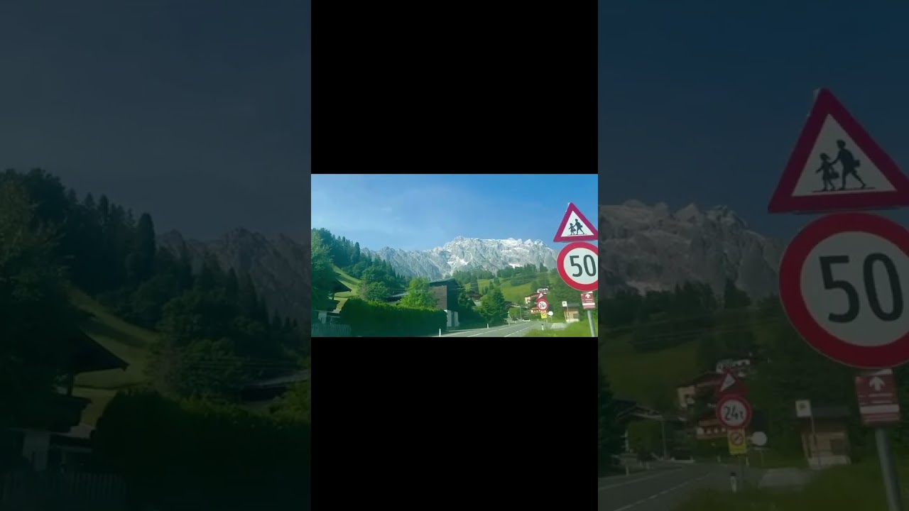 A Scenic Journey from W&ouml;rgl to Saalfelden: A Symphony of Alps and Sky #travel #lake #mountains #alp