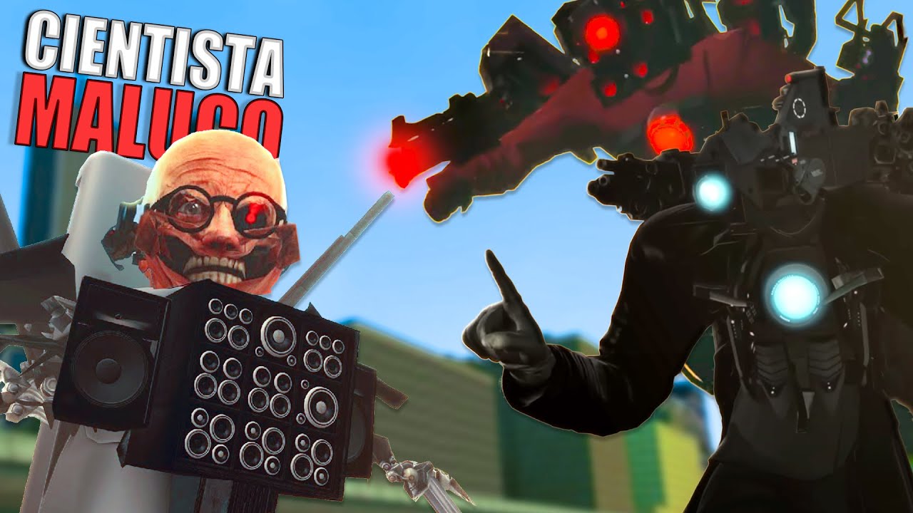Melhor dupla contra Cientista Skibidi Toilet no Gmod