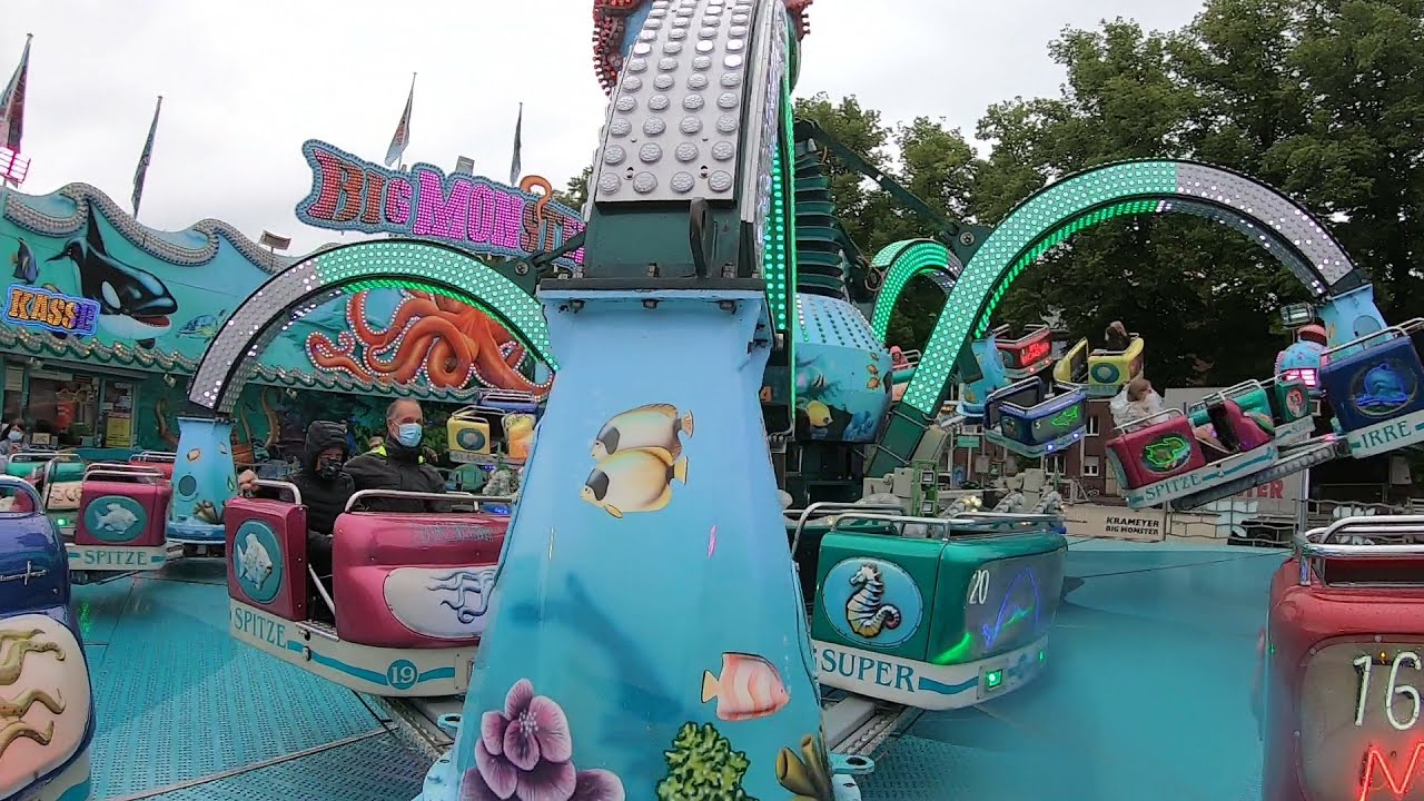 Big Monster - Krameyer (Onride) Video Kirmes Freizeitpark M&uuml;nster 2021