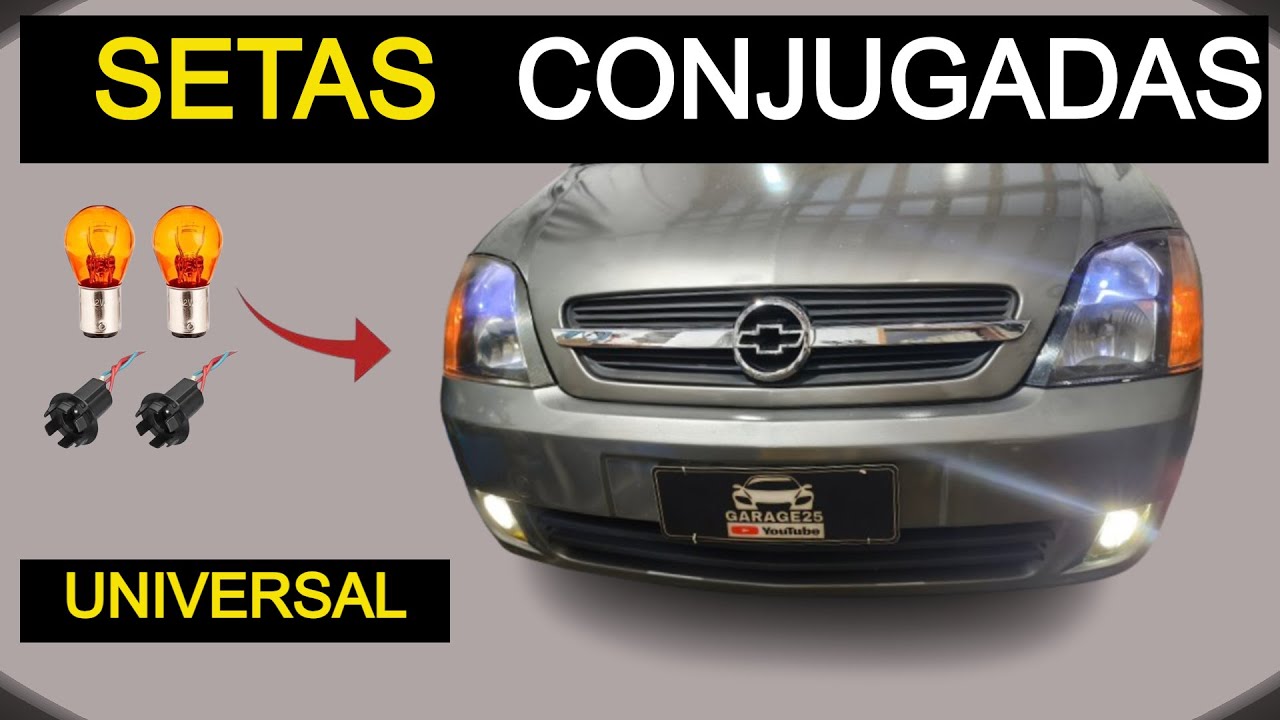 Como deixar as SETAS CONJUGADAS instalação universal.