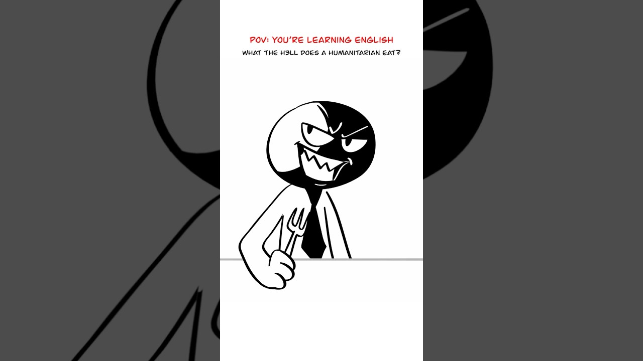 Learning English 😅 (Animation Meme) Anim: Mansurella #shorts