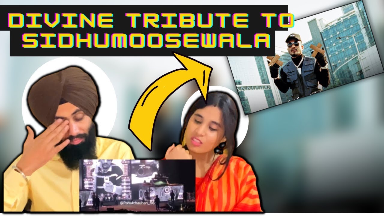 Reaction On @DIVINE TRIBUTE TO SIDHUMOOSE WALA| CONFIRMED LAST TRACK WITH@Sidhu Moose Wala