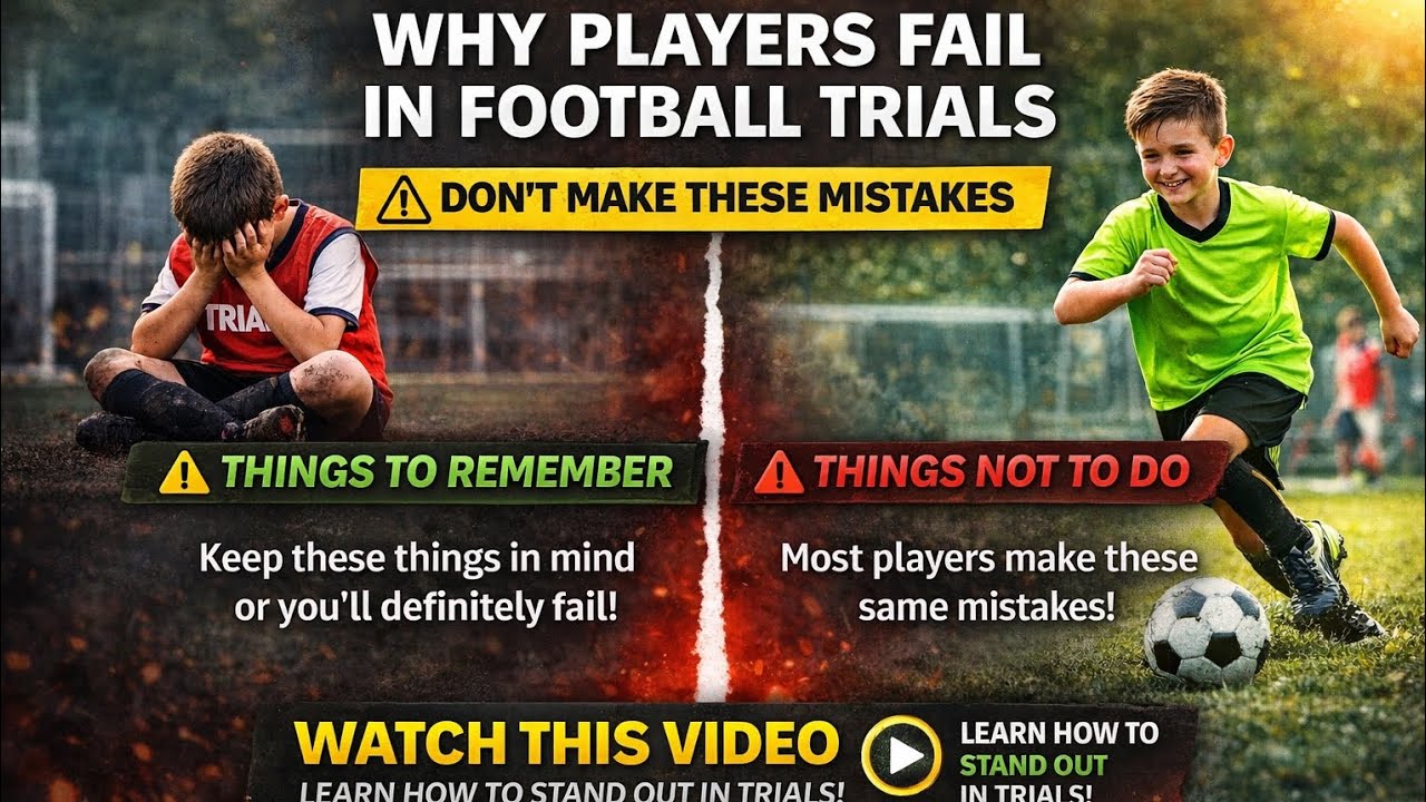 👉 Why 90% Football Players Fail in Trials |Don’t Make These Mistakes🔥Biggest Mistakes@TheCoachBoard 